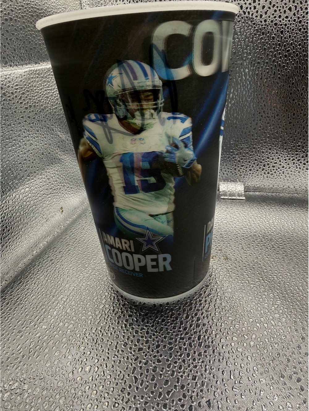 Dallas Cowboys Autographed Player Plastic Cup Featuring Amari Cooper, Dak Presk,
